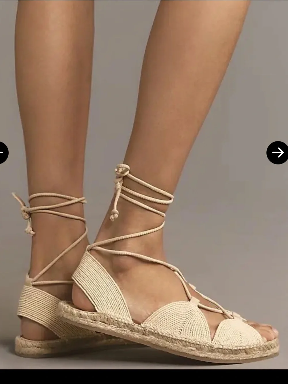 NWOT Jeffrey Campbell Sol-Lo Tie-Up Sandals